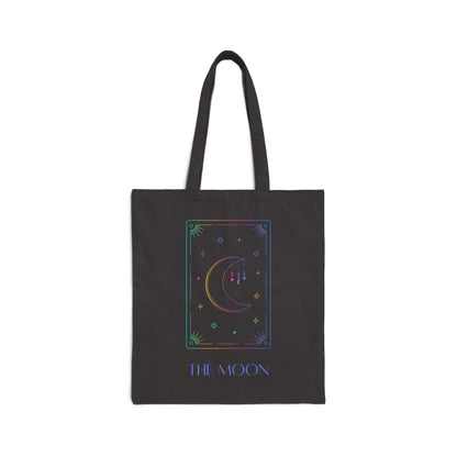 Iridescent Sun & Moon Tote Bag- Black & Beige