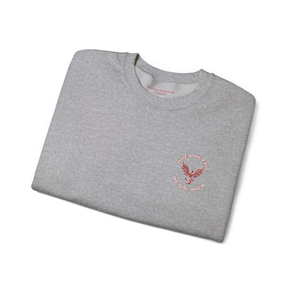 Phoenix Rising Embroidery Crewneck - Cozy Unisex Sweatshirt - Comfortable Crewneck for All Seasons, Perfect Gift for Friends, Stylish Casual Wear, Great for Fall and Winter
