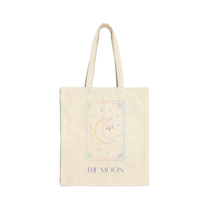 Iridescent Sun & Moon Tote Bag- Black & Beige