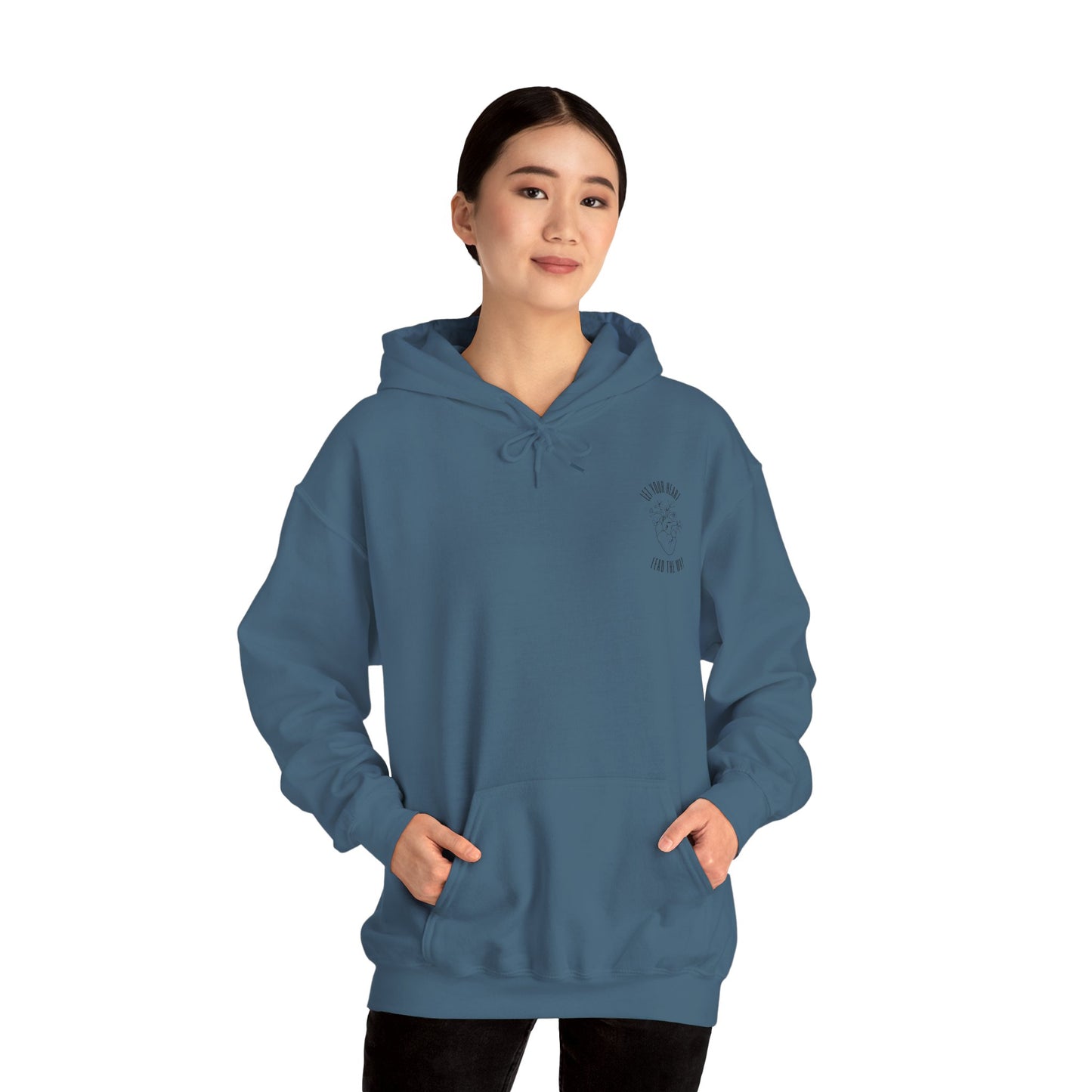 Let Your Heart Lead - Hooded Sweatshirt (Heavy Blend)