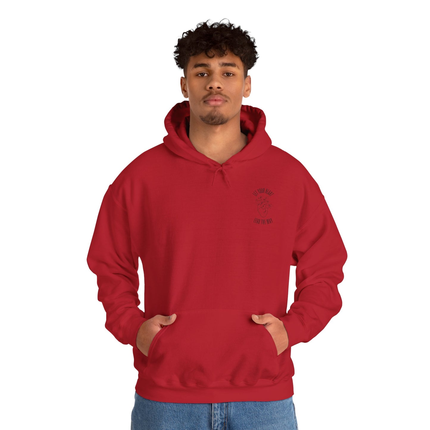 Let Your Heart Lead - Hooded Sweatshirt (Heavy Blend)