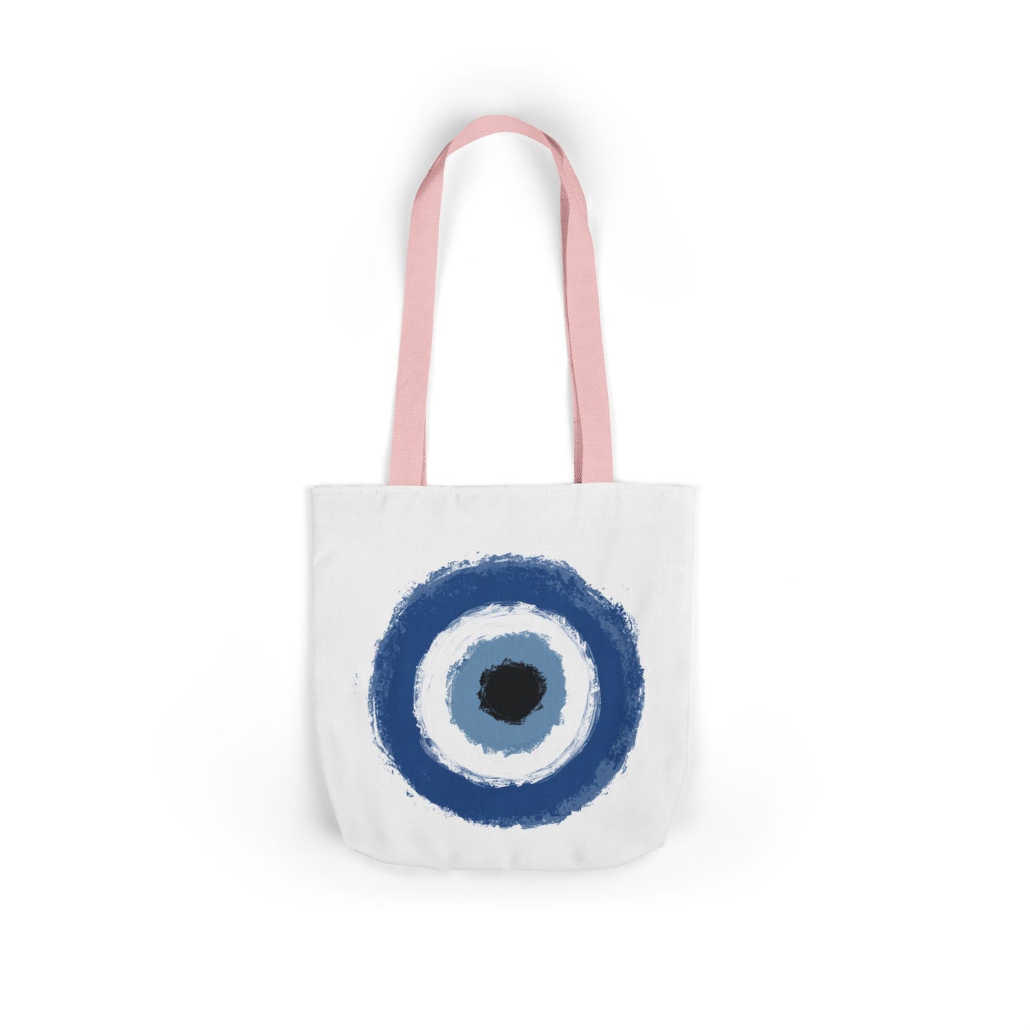 Evil Eye Protected Tote Bag, Color Straps