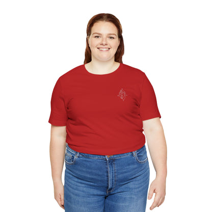 Heartled Jersey Short Sleeve Tee- Embroidery