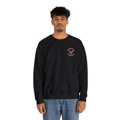 Phoenix Rising Embroidery Crewneck - Cozy Unisex Sweatshirt - Comfortable Crewneck for All Seasons, Perfect Gift for Friends, Stylish Casual Wear, Great for Fall and Winter