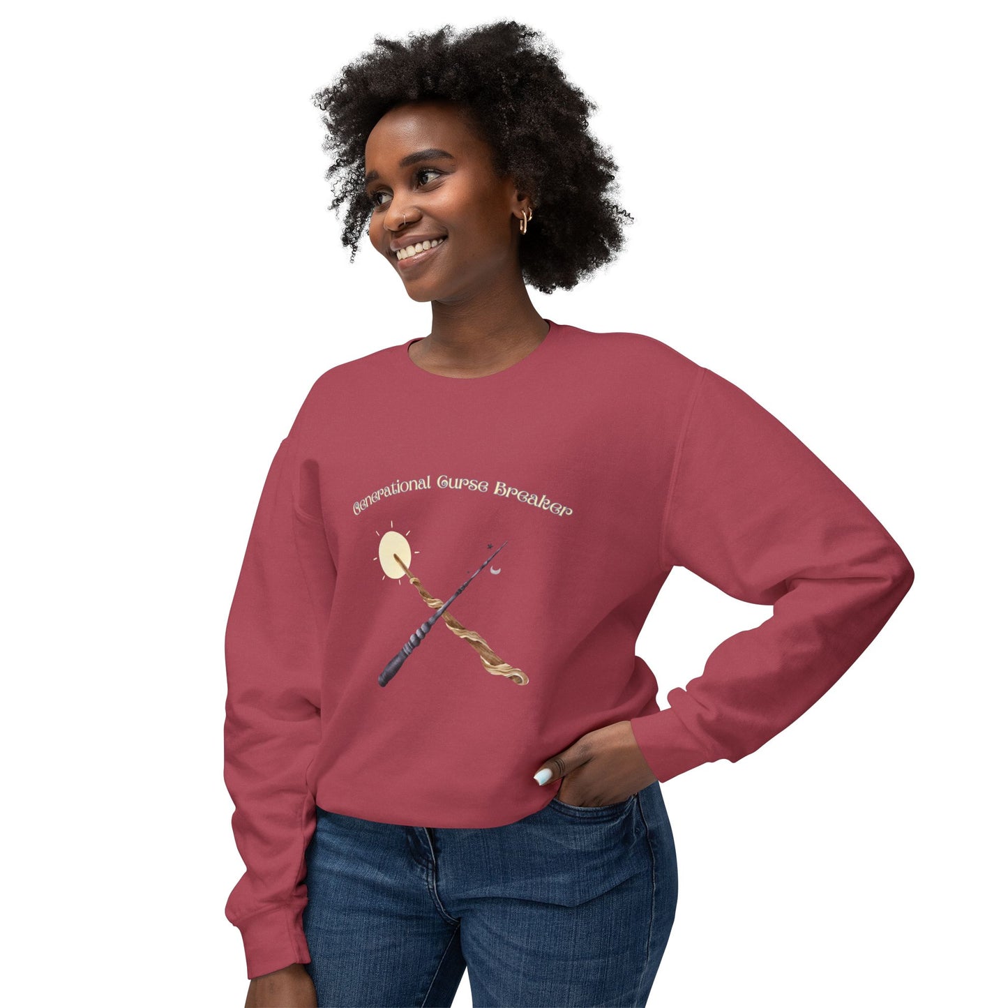 Generational Curse Breaker Crewneck Sweatshirt (Lightweight)