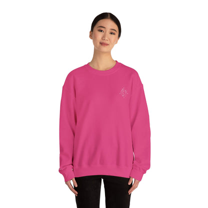 Heartled Crewneck Sweatshirt-Embroidery (Heavy Blend)