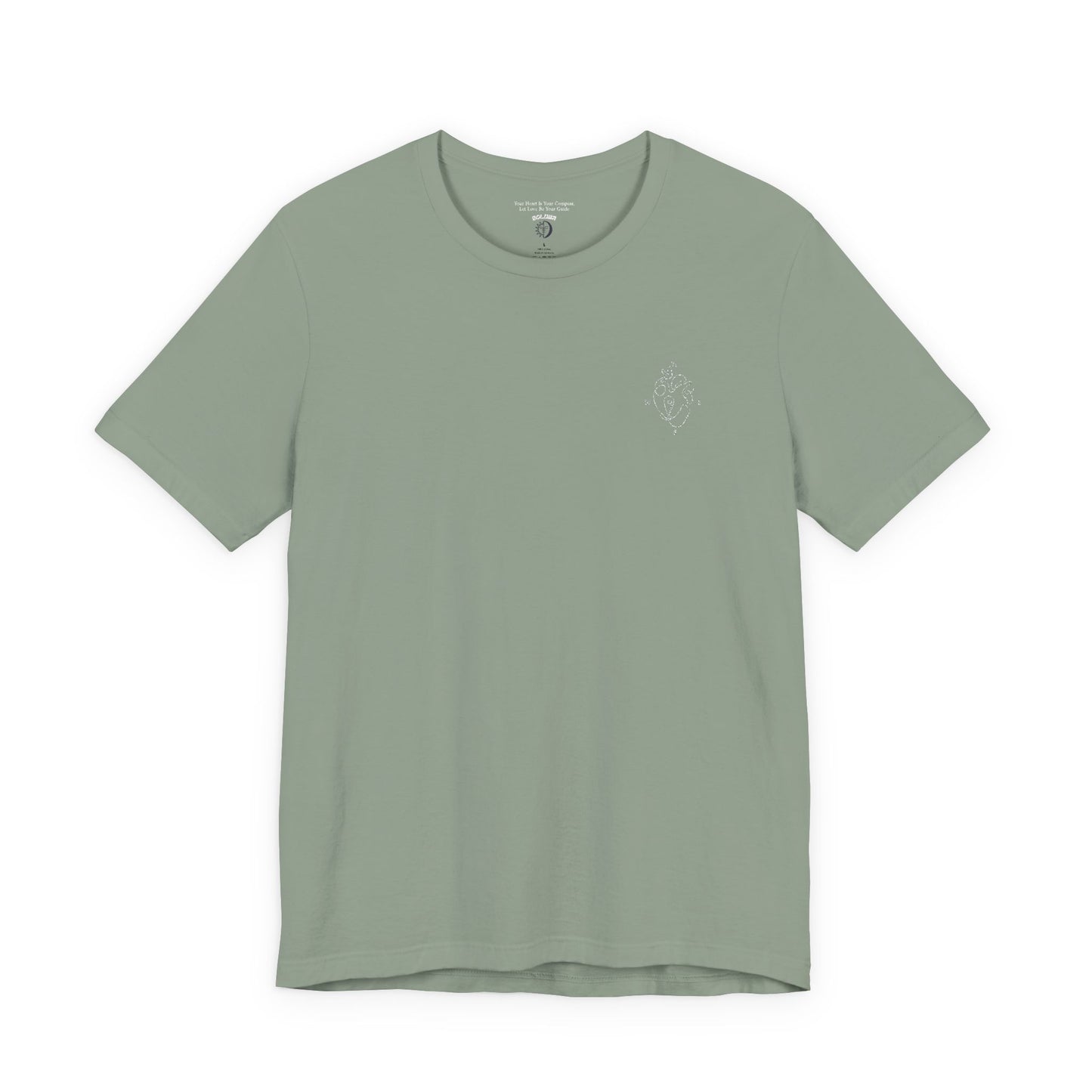 Heartled Jersey Short Sleeve Tee- Embroidery