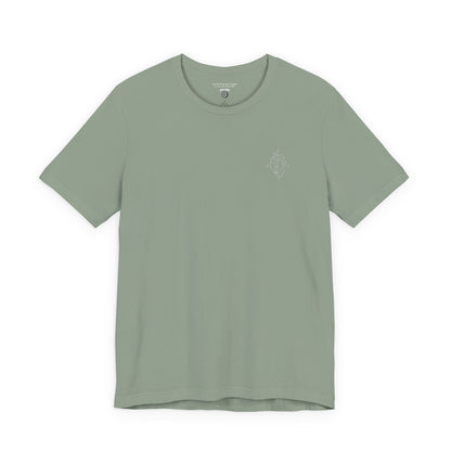 Heartled Jersey Short Sleeve Tee- Embroidery