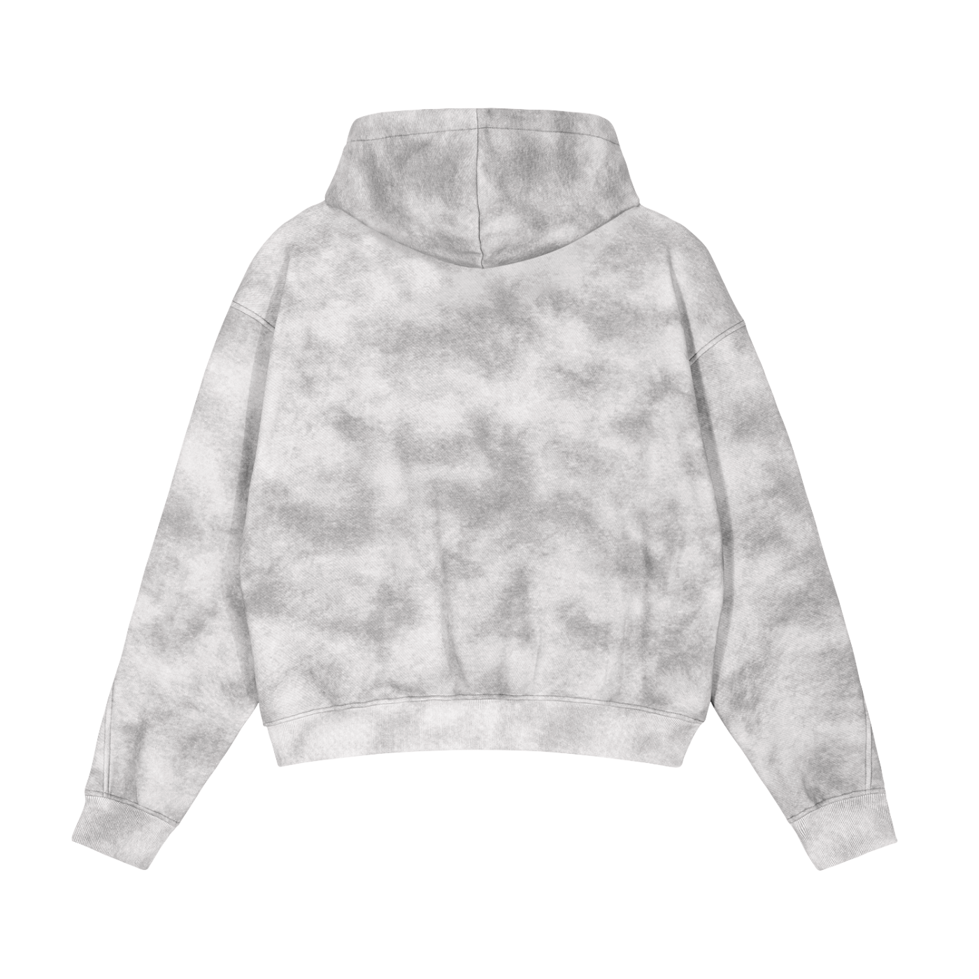 Silver Cloud- Zip-up Fleece Hoodie