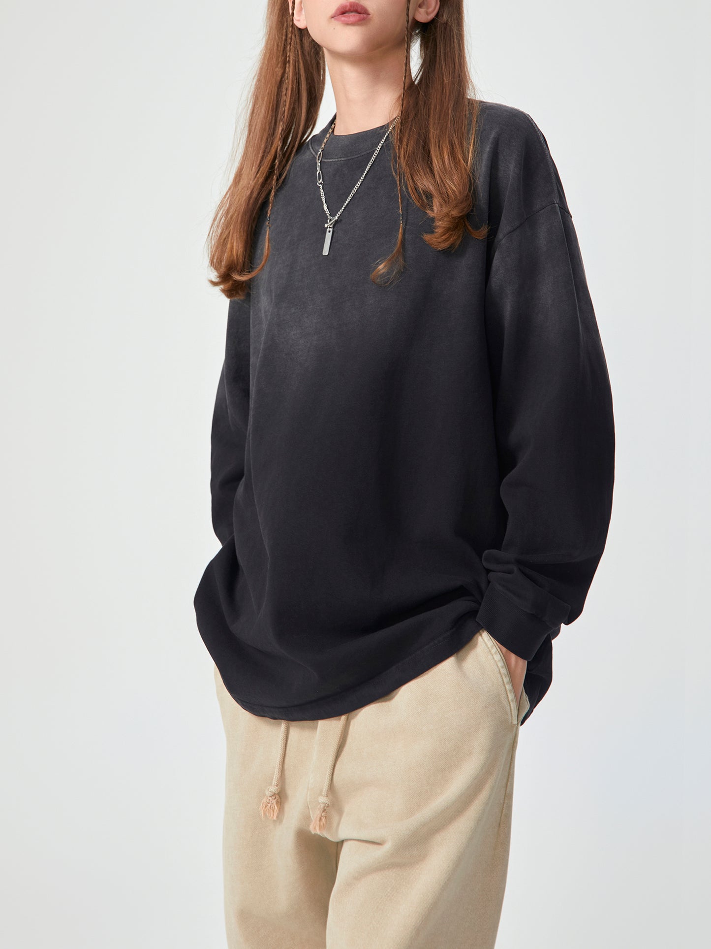 Gradient As Above So Below- Long Sleeve Tee