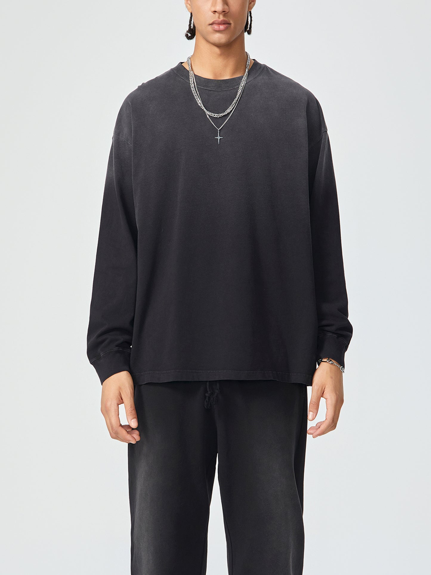Gradient As Above So Below- Long Sleeve Tee