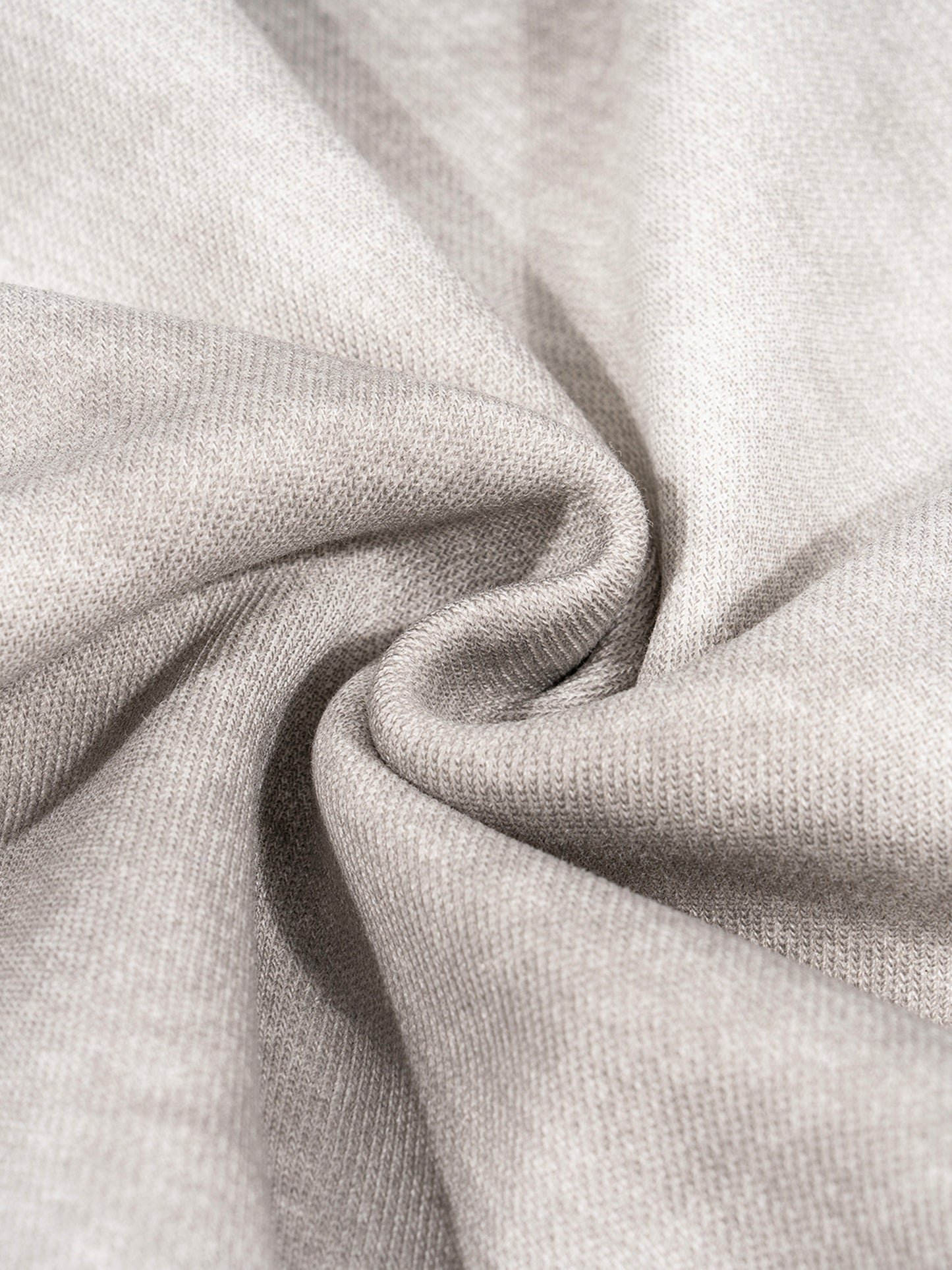 Silver Cloud- Zip-up Fleece Hoodie