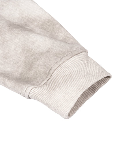 Silver Cloud- Zip-up Fleece Hoodie