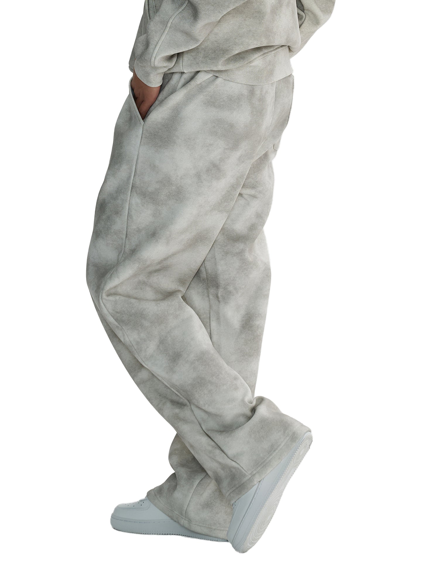 Silver Cloud- Fleece Sweatpants
