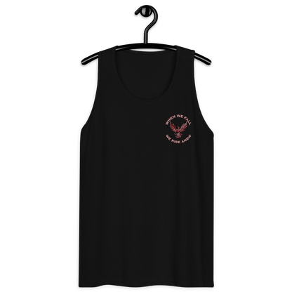 Phoenix Rising Mantra Embroidery - Tank Top