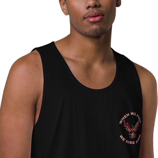 Phoenix Rising Mantra Embroidery - Tank Top