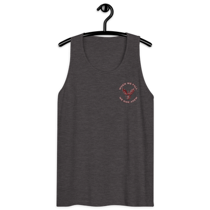 Phoenix Rising Mantra Embroidery - Tank Top