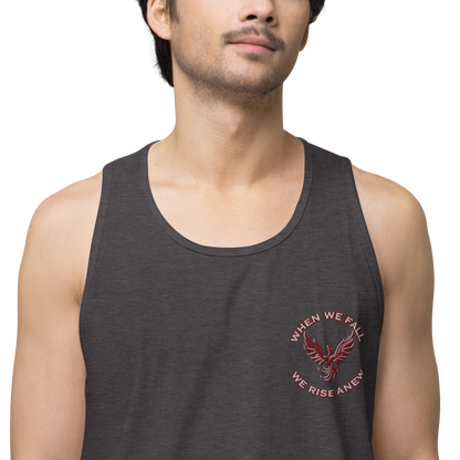 Phoenix Rising Mantra Embroidery - Tank Top