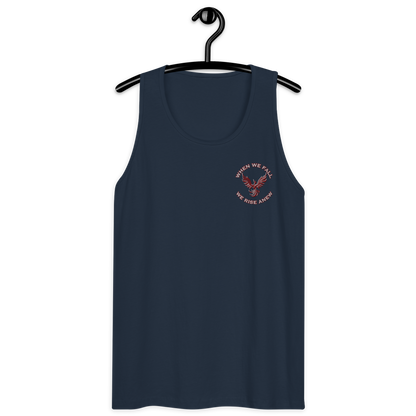 Phoenix Rising Mantra Embroidery - Tank Top